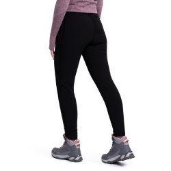 Outdoor tights dame sorte - vandafvisende | Jovana Trespass