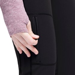 Outdoor tights dame sorte - vandafvisende | Jovana Trespass