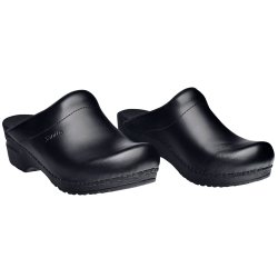 Tr�sko, sort, u. h�lkap. Ergonomiske | Sonja, Sanita