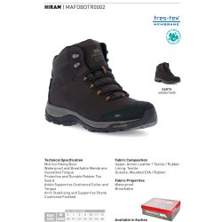 Outdoor vandre stvle brune vandttte | Hiram Trespass